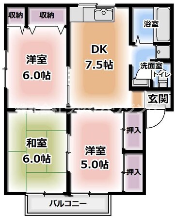 白庭台駅 徒歩36分 1階の物件間取画像